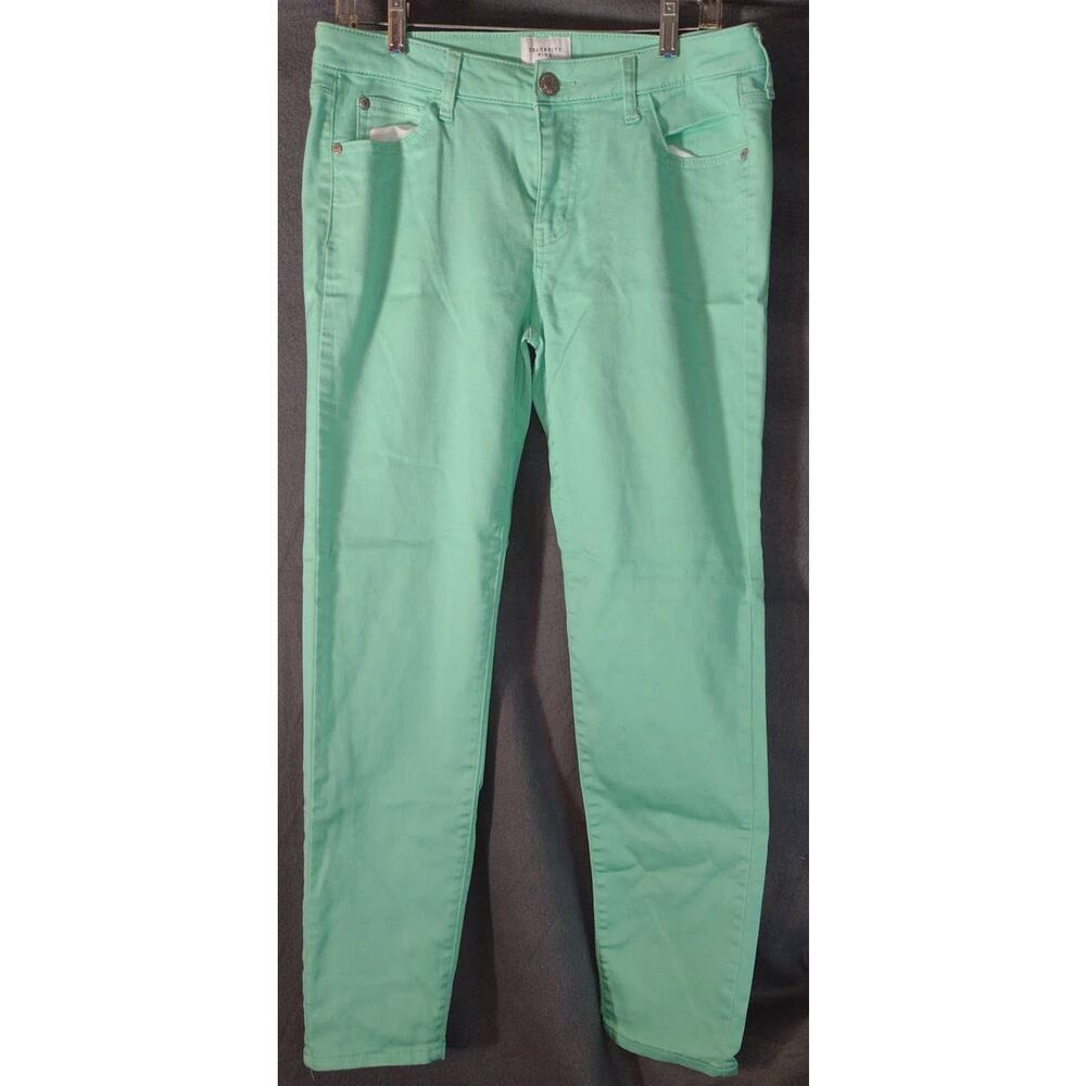 Celebrity Pink Skinny Jeans Lucite Green 11/30